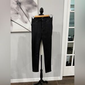Hudson High Rise Kooper Black Skinny Jeans
